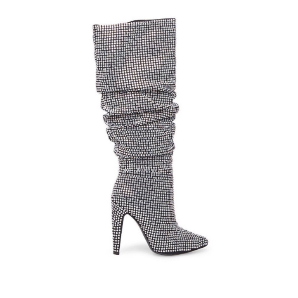 Steve Madden Crushing Rhinestone Slouch Boots